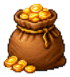 Large coin bag